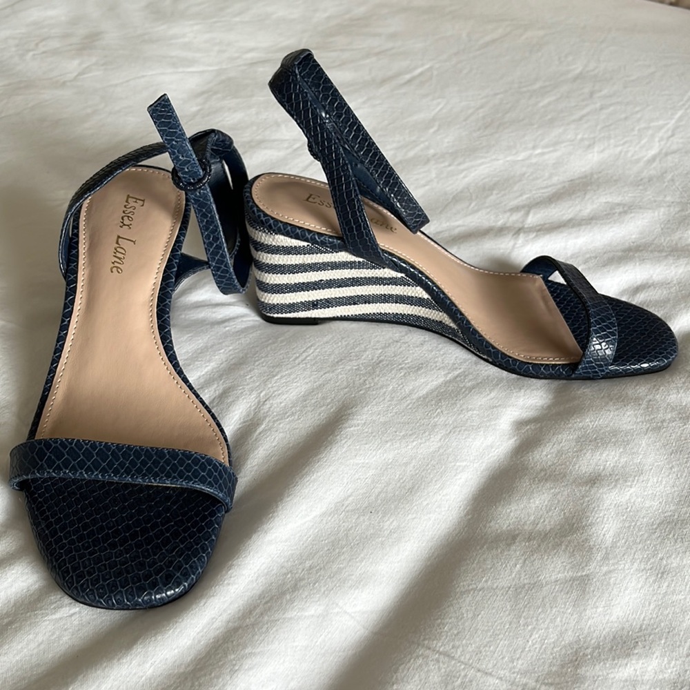 Essex Lane Navy Wedges